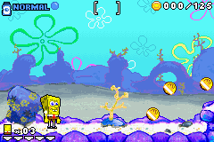 SpongeBob SquarePants Revenge of the Flying Dutchman screenshot 3 for GameBoy Advance